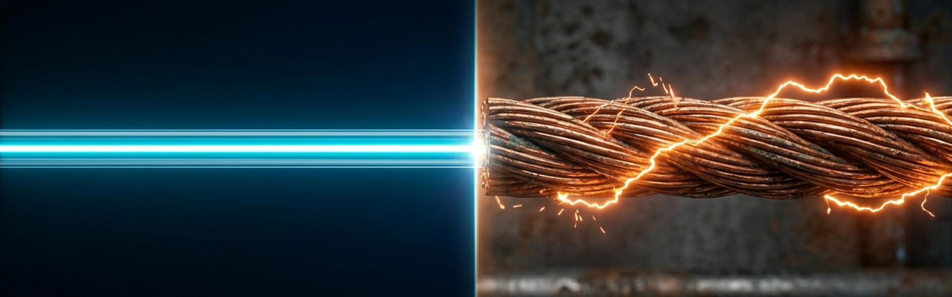 Чому оптоволокно краще за мідний кабель - пояснюємо простою мовою