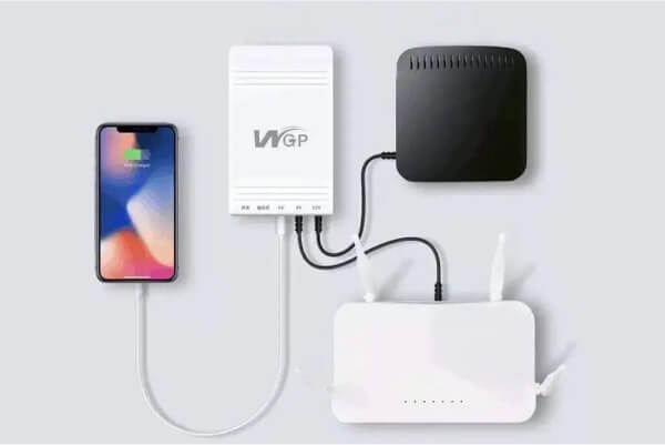 Джерело безперебійного живлення Mini DC UPS, WGP (з функцією пауербанка) - Новини Westelecom